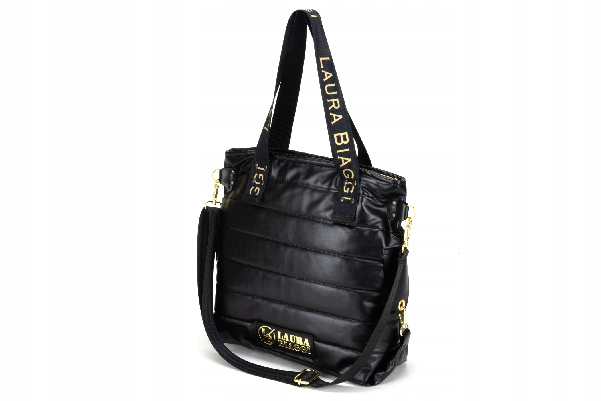 POLSKA TOREBKA LAURA BIAGGI SHOPPER A4 LISTONOSZKA Kolekcja Laura Biaggi torebki pikowana