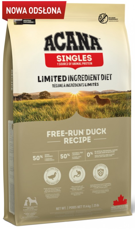 Acana Singles Free-Run Duck 11,4kg