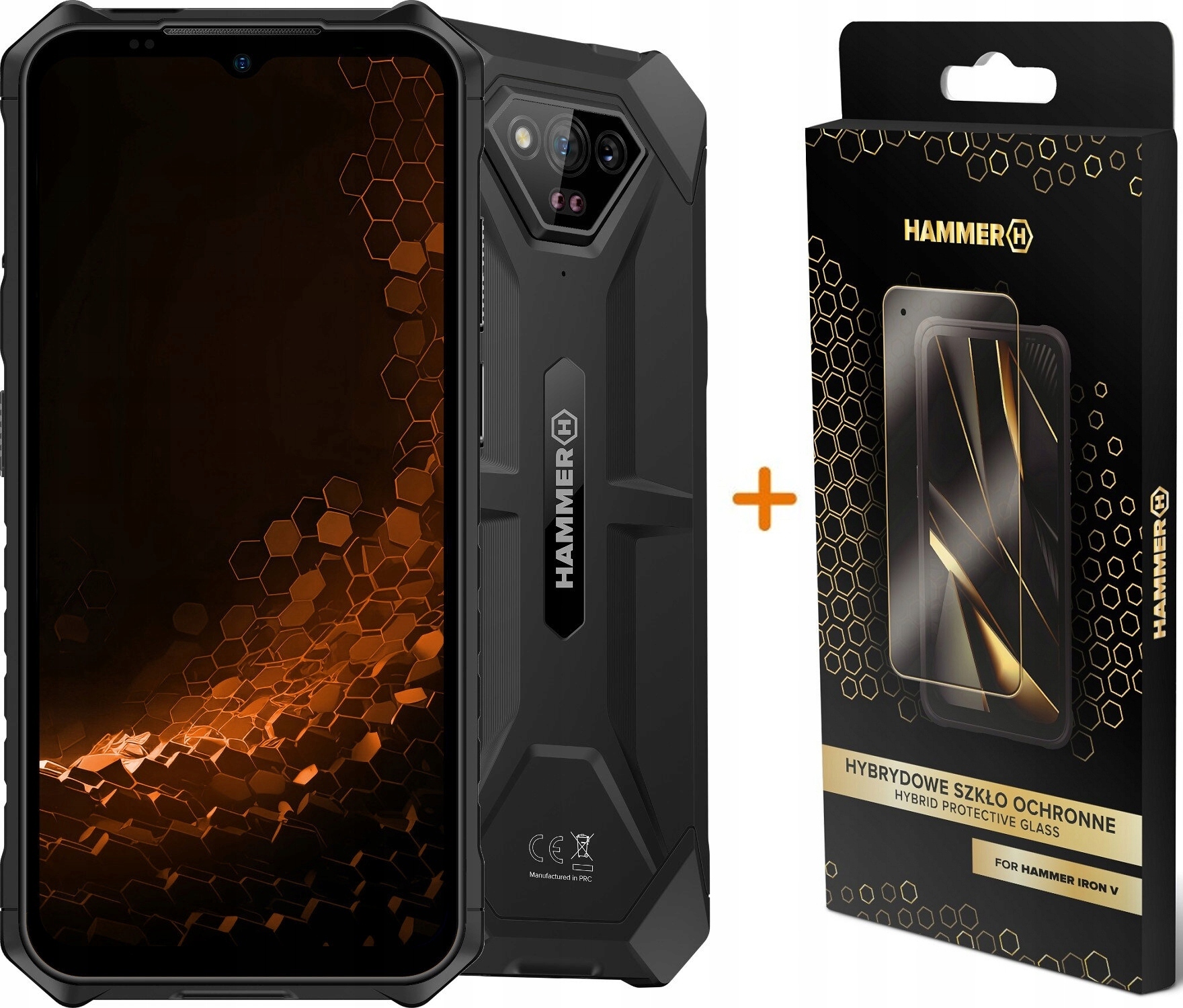 Smartfón myPhone Hammer Iron V 6/64GB 6.5" čierny originálne sklo