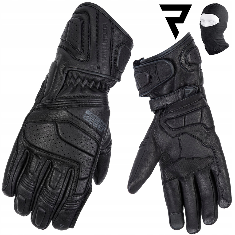 Rękawice Motocyklowe Rebelhorn Hike II| Męskie Turystyczne Skóra