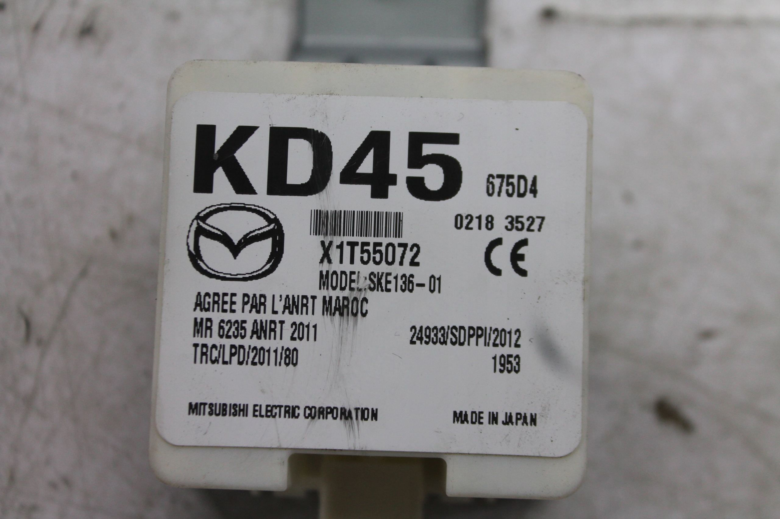 module ANTENY KEYLESS KD45675D4 MAZDA 6 GJ 12-14