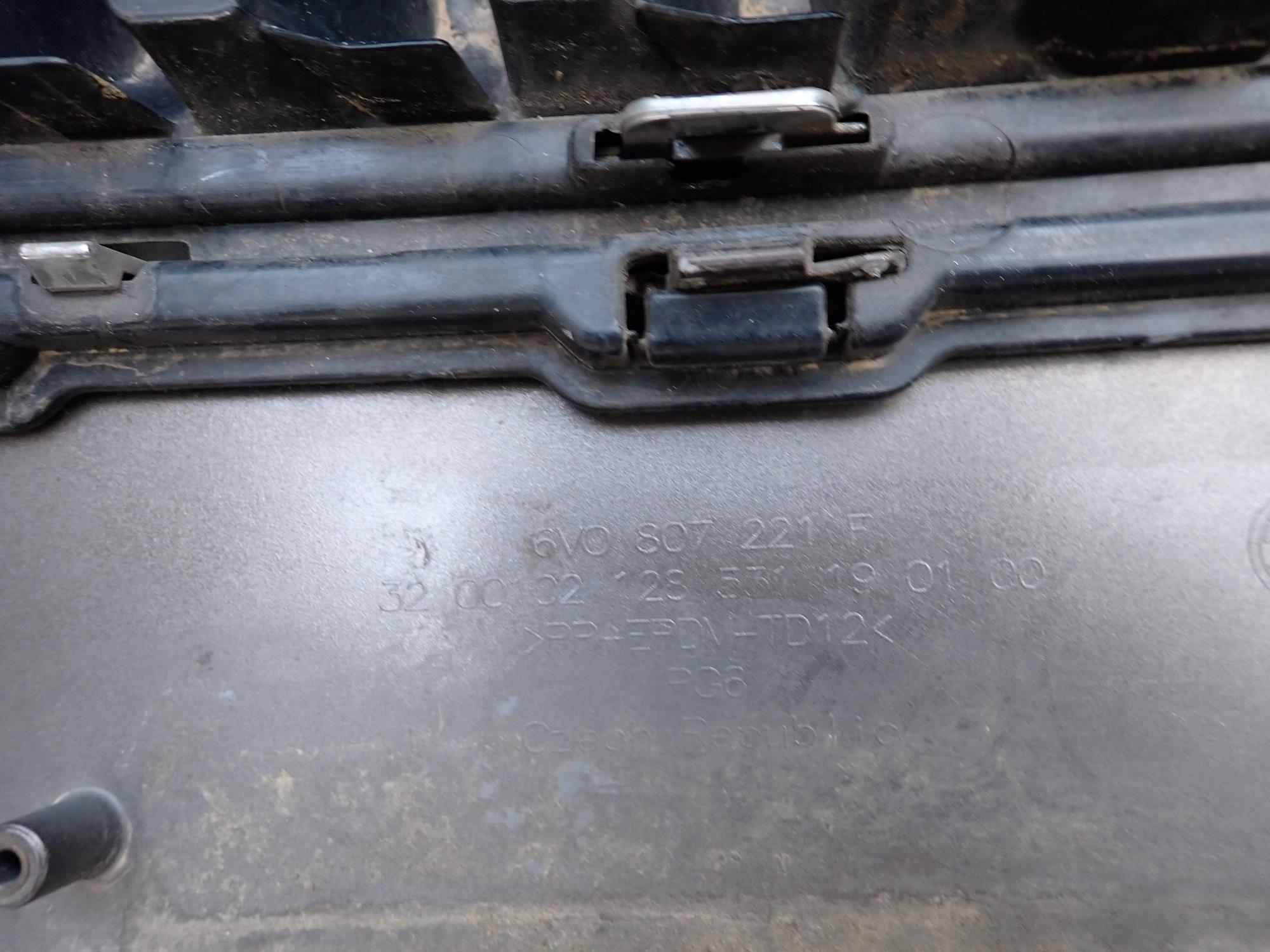 SKODA FABIA III 3 LIFT 18-21 bumper front front