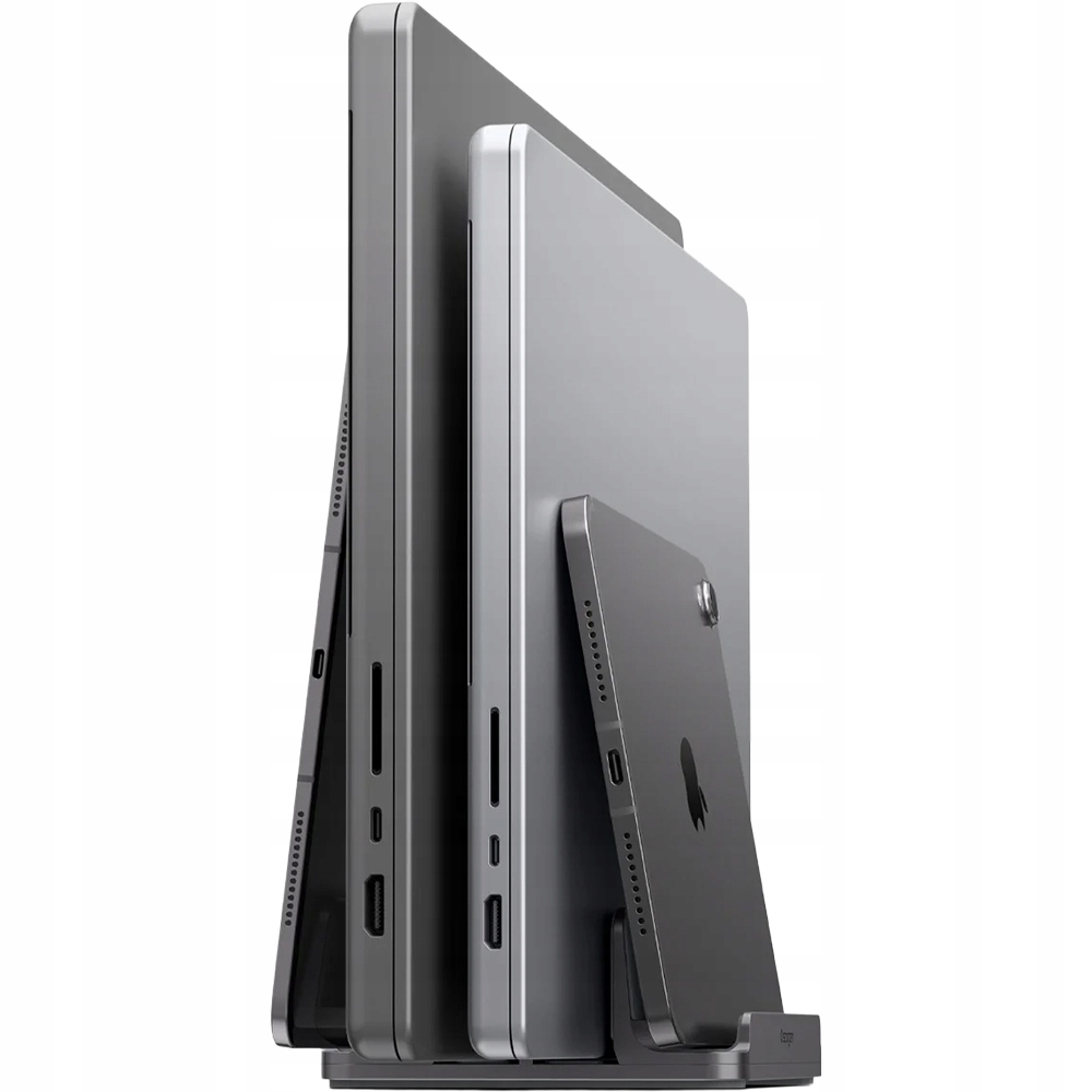 Podstawka pionowa Spigen pod laptop tablet telefon regulowana aluminium