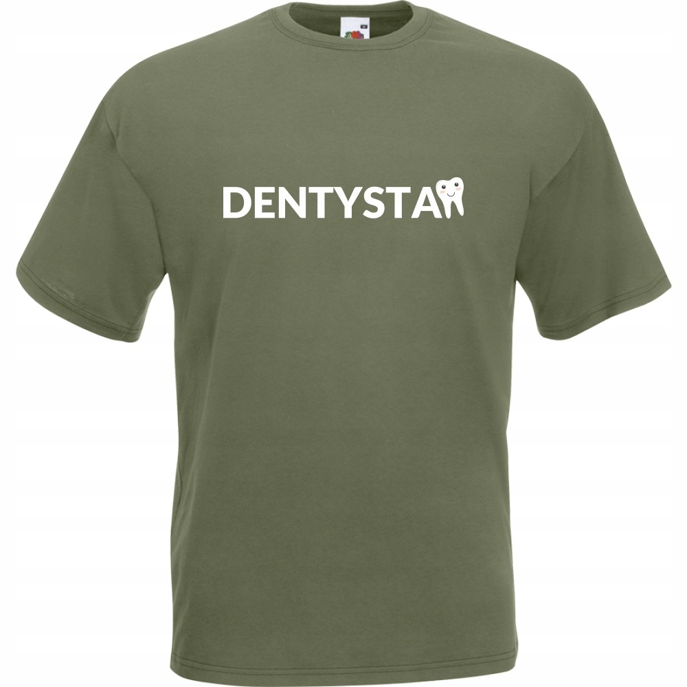 

Koszulka dentysta dla dentysty M oliwkowa
