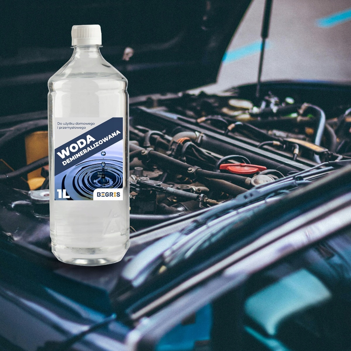 WODA DESTYLOWANA DEMINERALIZOWANA 1L WYSOKA JAKOŚĆ Pojemność opakowania 1 l