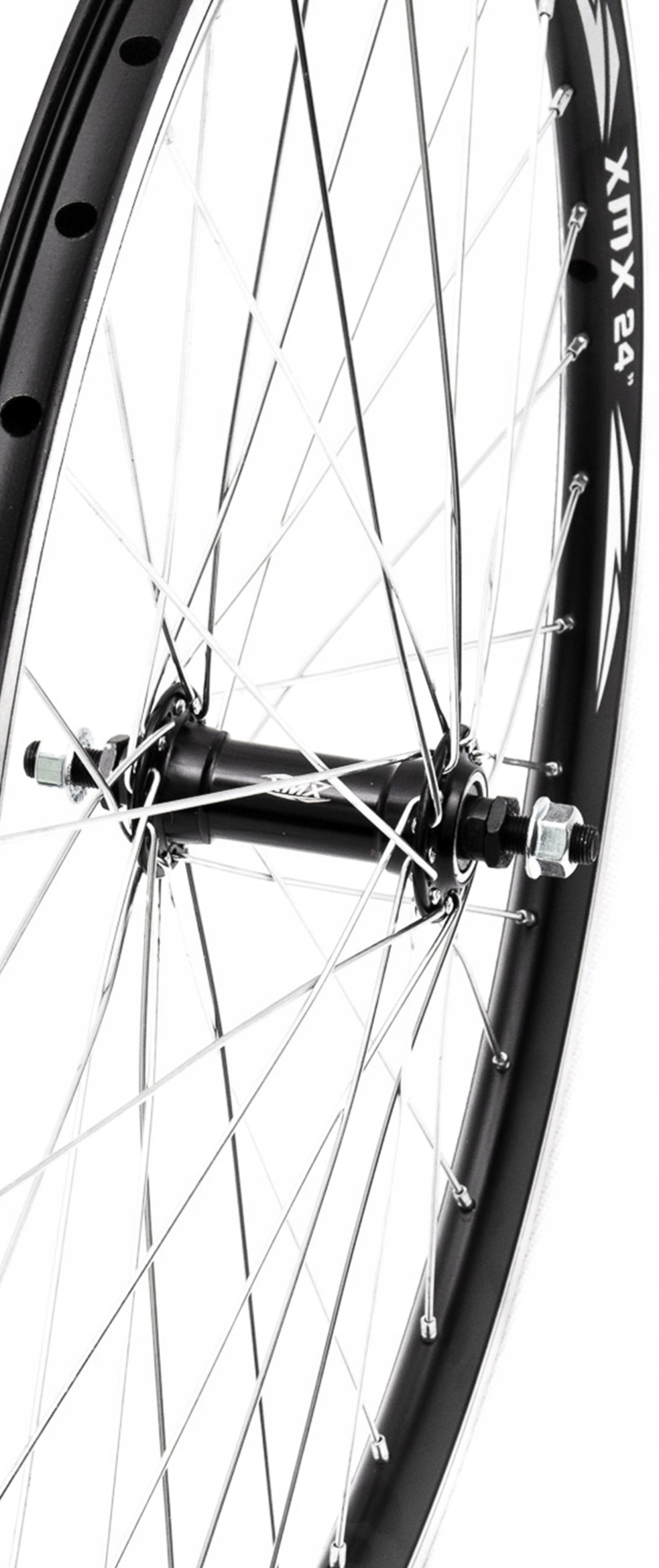 KOŁO ROWEROWE PRZEDNIE OBRĘCZ STOŻEK 24" Marka Rojax