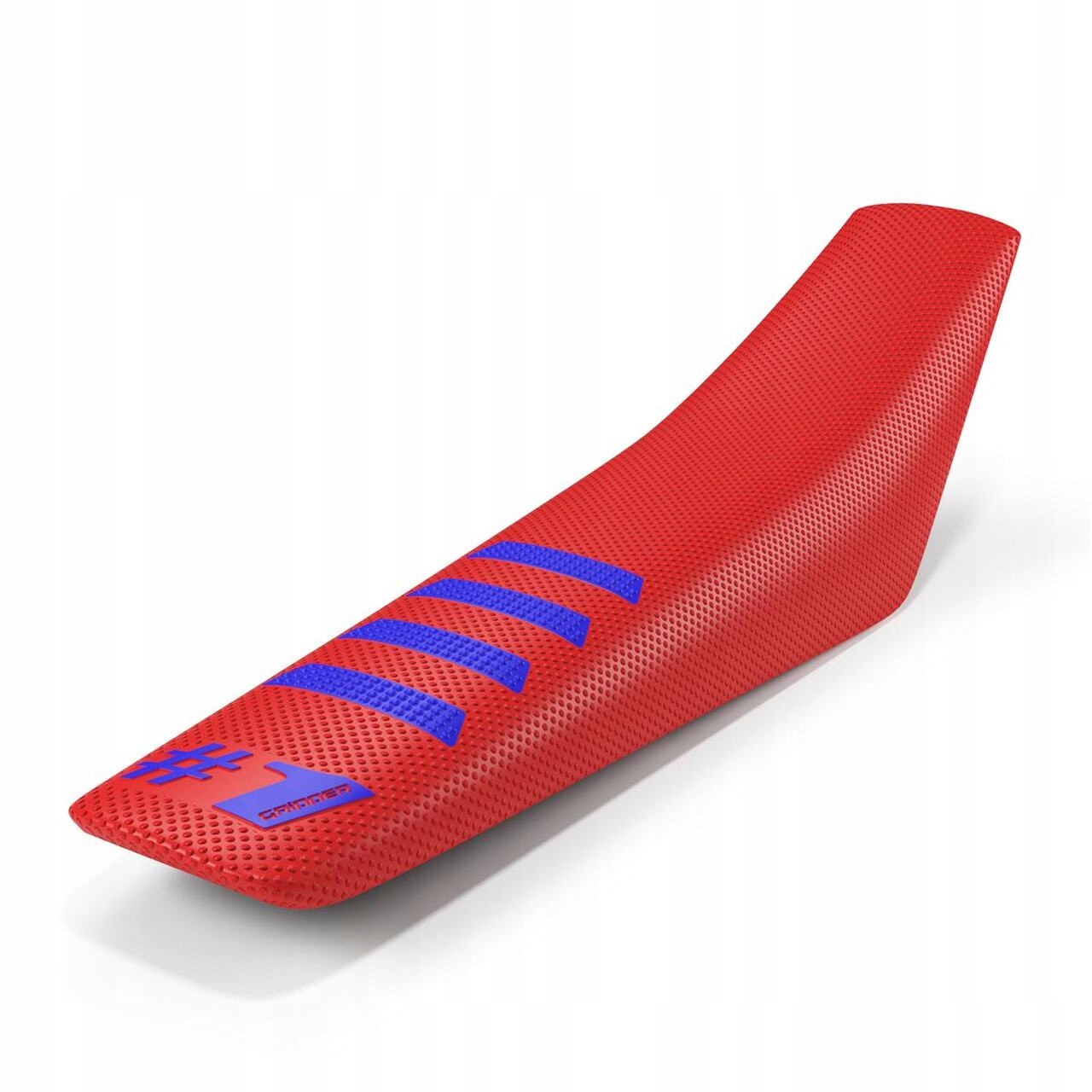 Poťah sedadla OneGripper Ribbed červený/modrý
