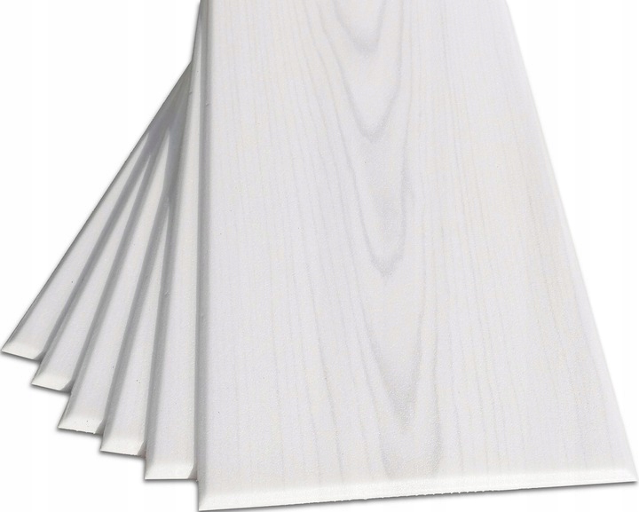 Białe Panele Sufitowe Szare Drewno P02 Sosna