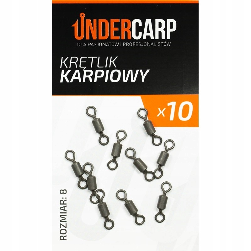 

Krętlik Łącznik Karpiowy Undercarp Rozmiar 8 10szt