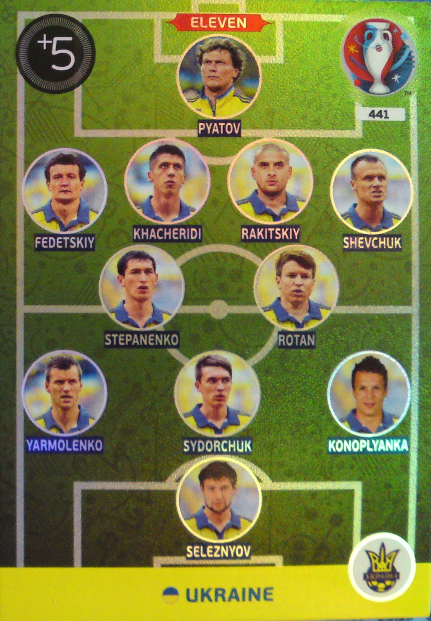 Panini Euro 2016 Eleven Ukraina 441
