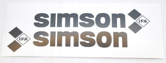 

Naklejki Simson SR50 na ramę czarne para