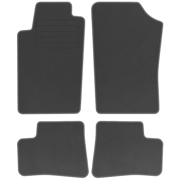Peugeot 206+ 09-12 velurové koberce Comfort Grafit