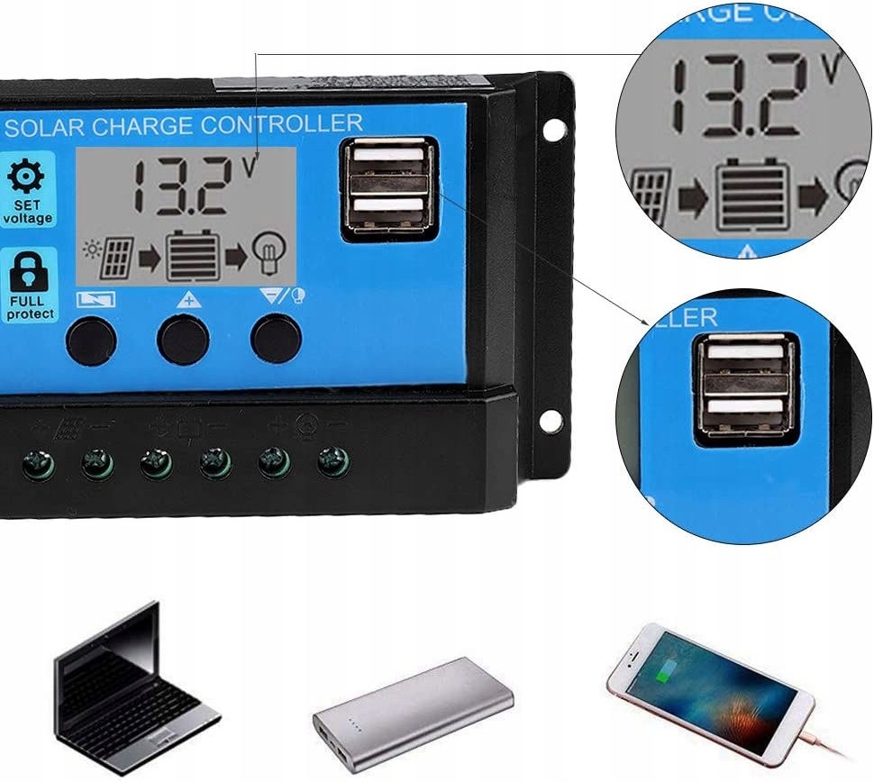 Auto Solar Charge, Solar Charge Regulator Solar Ch Marka inny