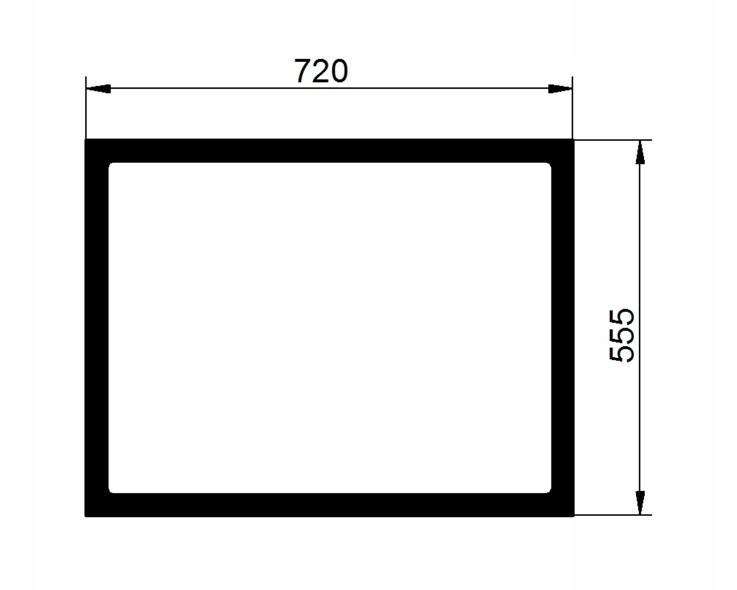 sklo John Deere teleskopický nakladač 3000 střech