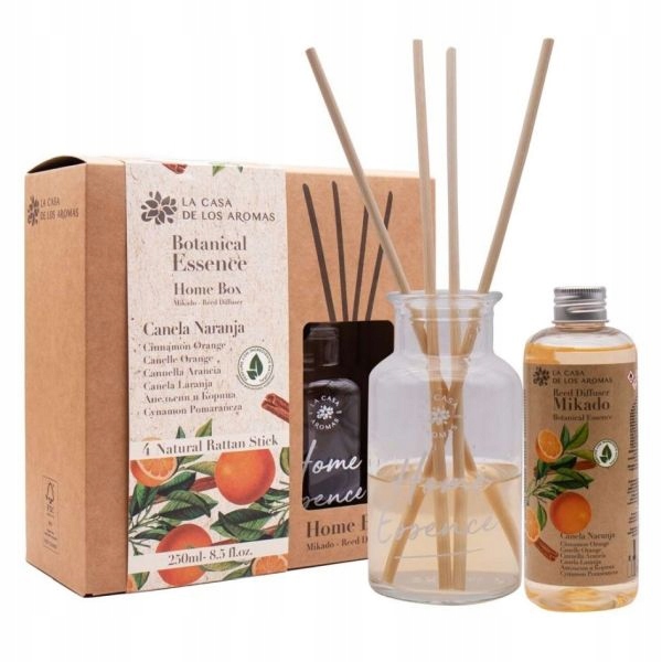 Levně La Casa De Los Aromas Botanical Tyčinky Skořice A Pomeranč 250ml