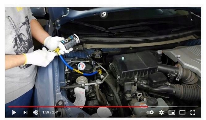 ZESTAW DO NAPELNIANIA KLIMATYZACJI DO AUTA 170g Marka inna