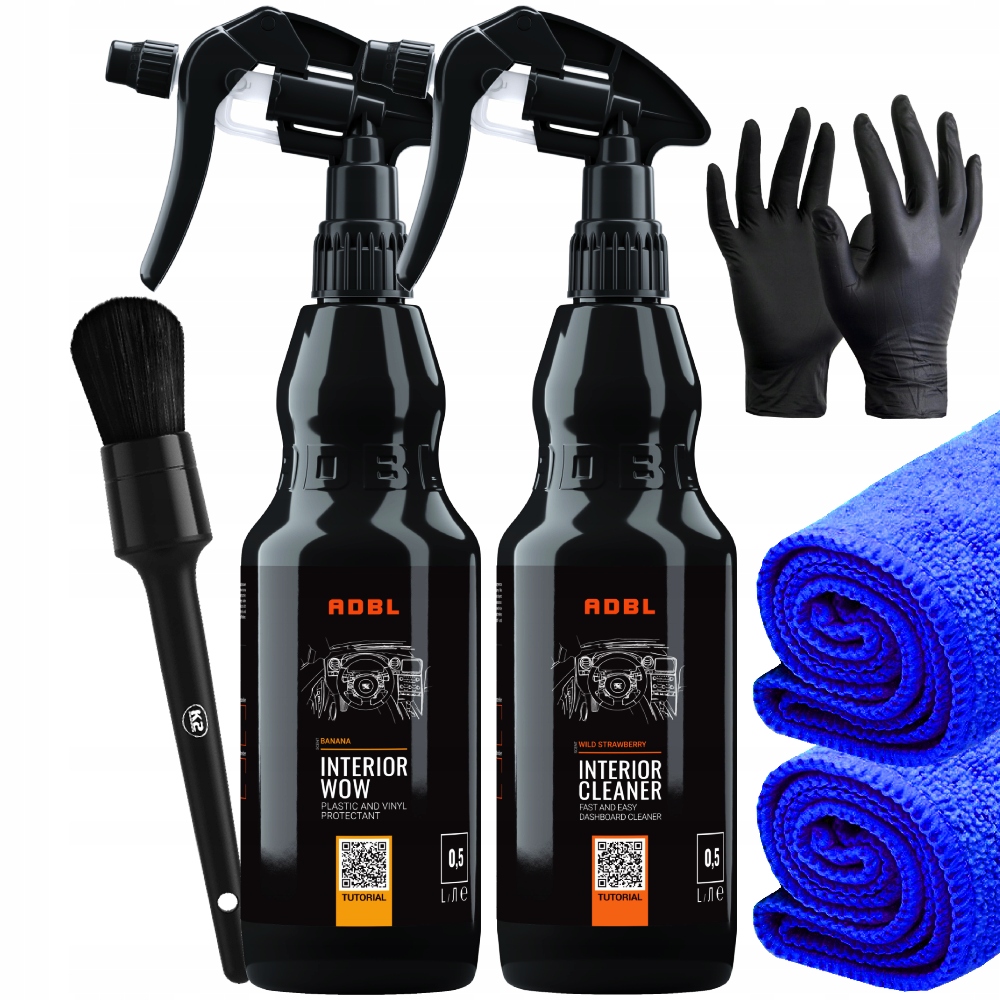 Adbl Interior Cleaner Wow Czyszczenie Dressing Plastików Gumy Samochodu