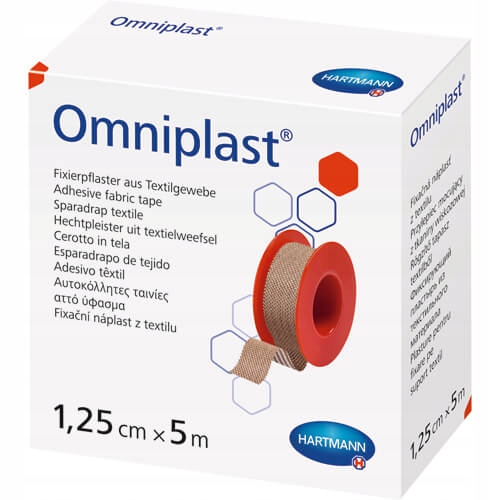 

Hartmann Omniplast 1,25cm x 5m plaster z tkaniny