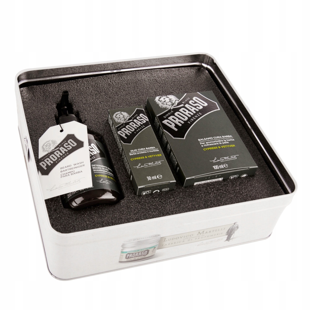 ZESTAW BOX DLA MĘŻCZYZN DO PIELĘGNACJI BRODY PRORASO CYPRESS VETYVER Marka Proraso