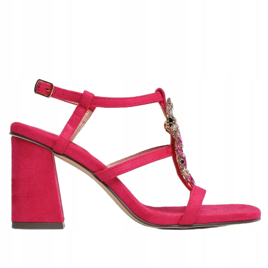 Dámské sandály Menbur 24034 fuchsia 39, Fuchsiová barva