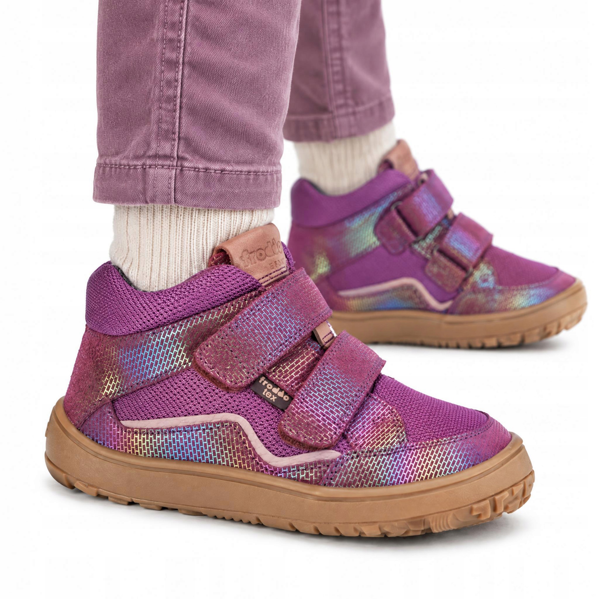 Buty dziecięce Froddo Barefoot Tex Autumn G3110266-33 Wysokie Multicolor