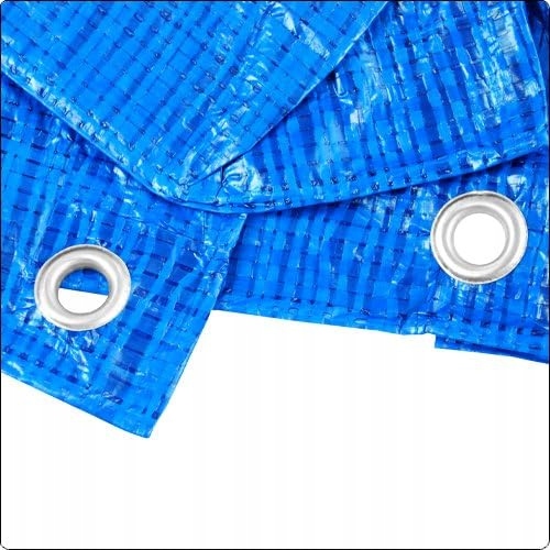 PLANDEKA OKRYCIOWA NIEBIESKA WZMACNIANA OKRYCIE TARAS SAMOCHÓD 5x8M Gramatura (g/m2) 60 g/m2