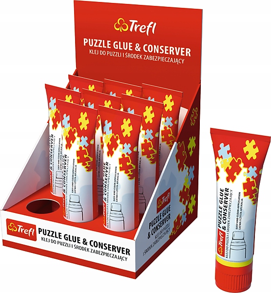 TREFL Klej Do Puzzli W Tubie Z Gąbką 90721 Marka Trefl