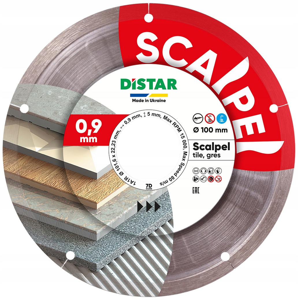 Tarcza Diamentowa Tnąca 100mm Scalpel Distar