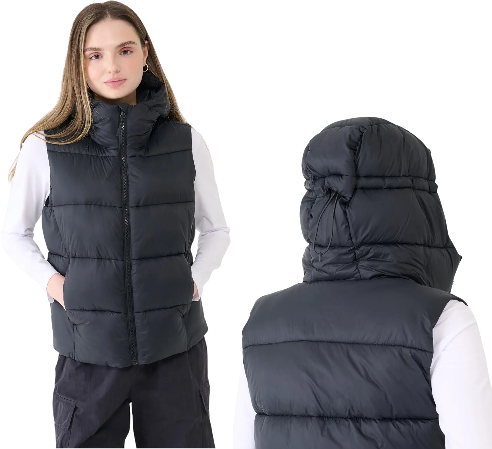 Dámská vesta 4F s kapucí VJAF183 20S XL