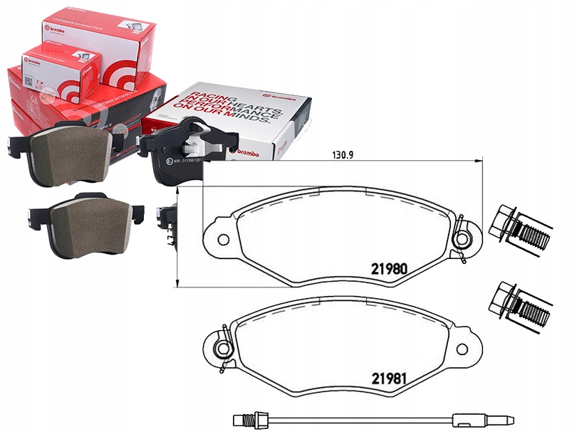 комплект датчик износа тормозных колодок Brembo 7701208142 7701