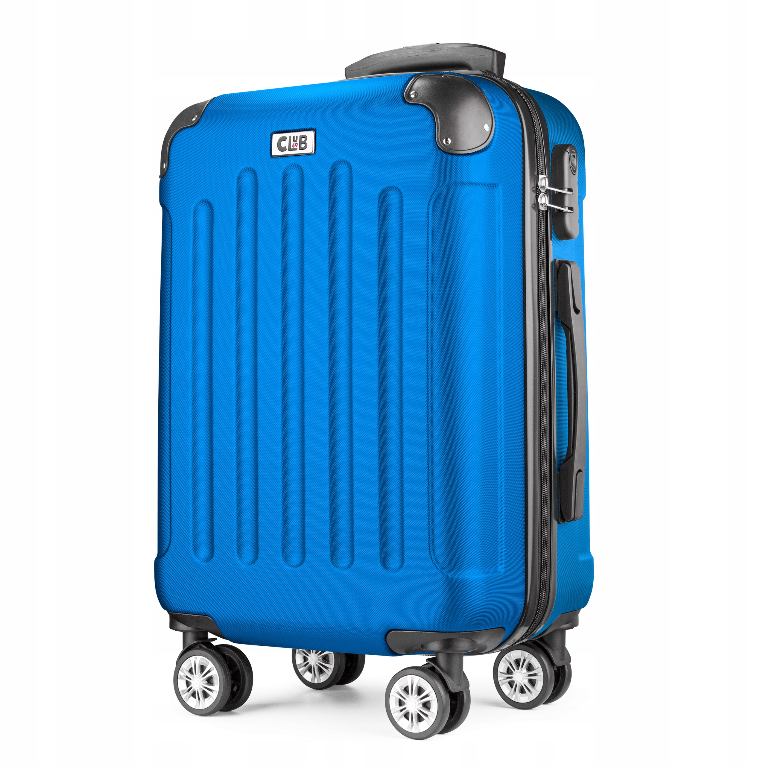 Posh Cestovní kufr z tvrdého Abs, velký, objem 110 l (modrý, velikost XL)