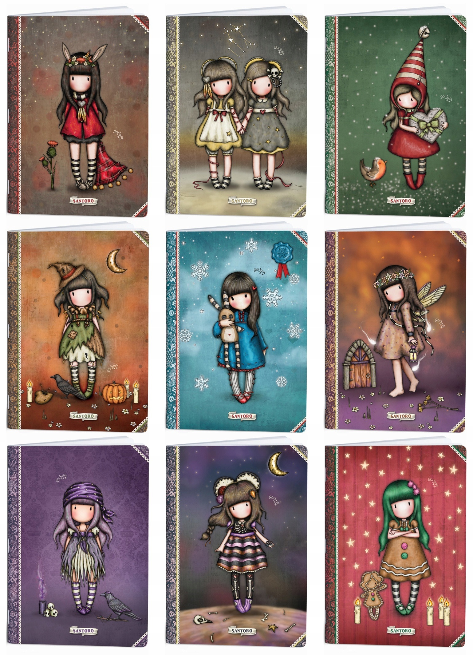 Zeszyt A4/40k kratka Gorjuss, Mar Mar 5611 A'10