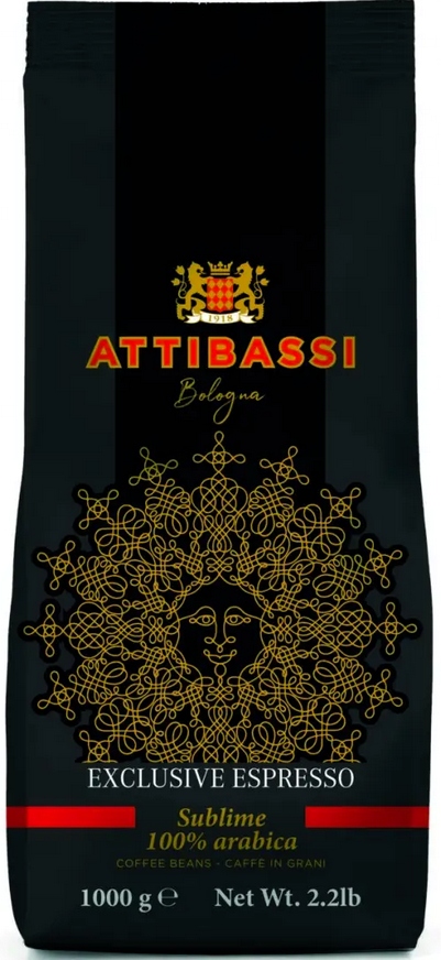 Levně Káva Pro Znalce Attibassi Exclusive Espresso 100% Arabica