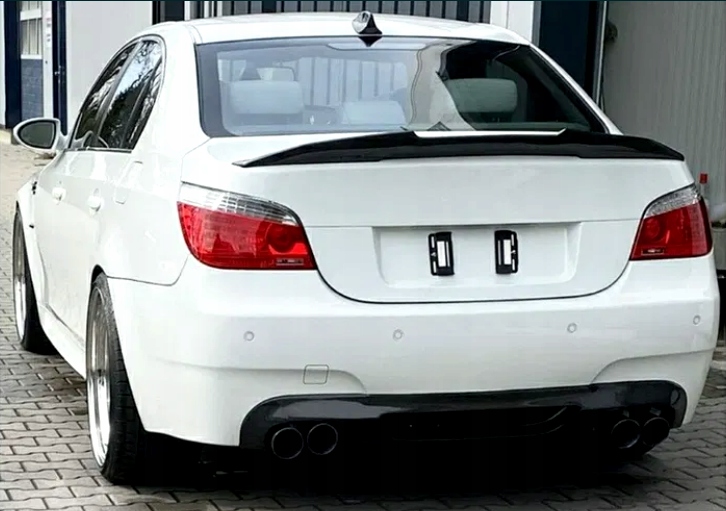 спойлер задний BMW E60 черный глянец ABS