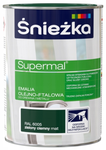 

Supermal Emalia Zielony Ciemny Mat 0,8L