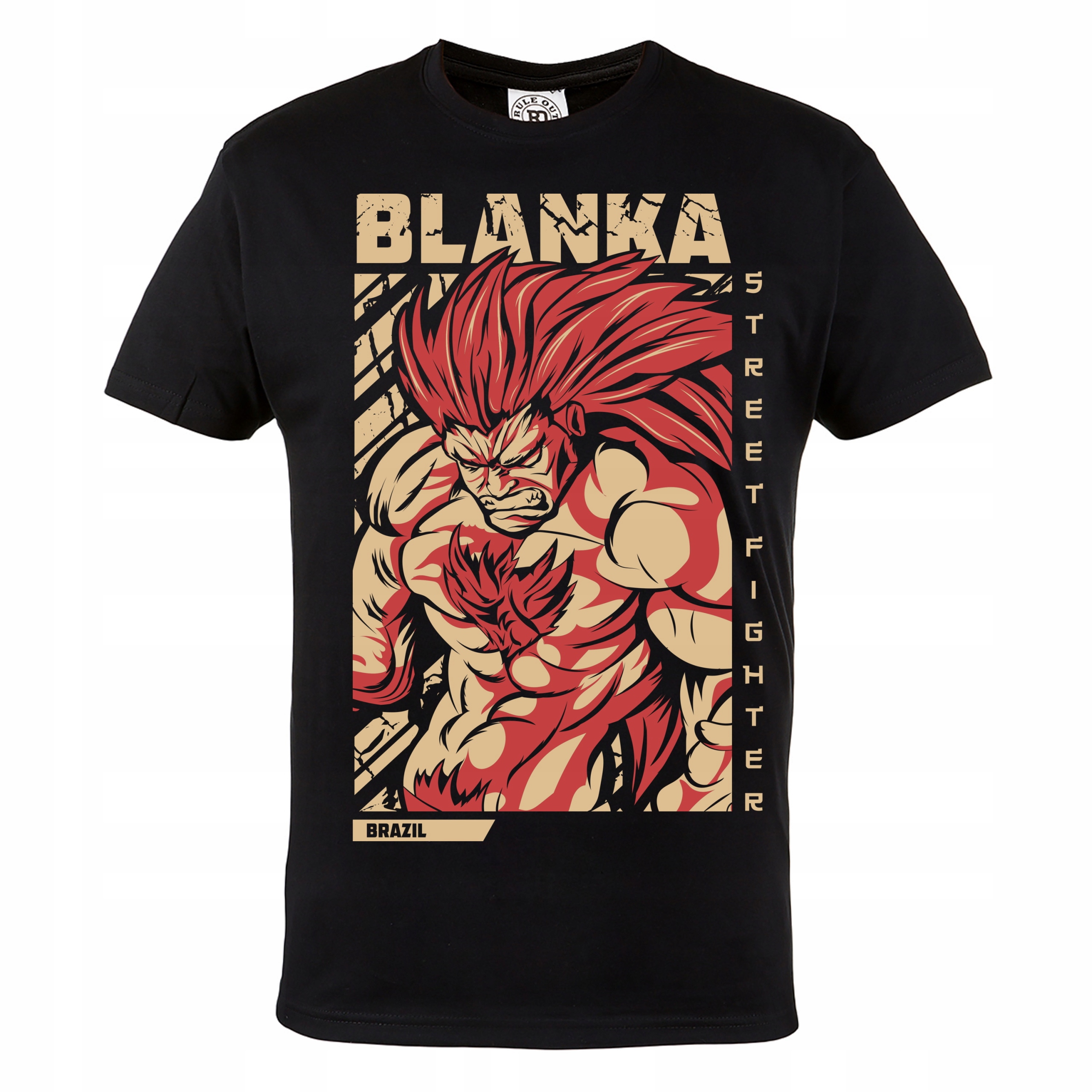 

Męska Koszulka Gra Street Fighter Blanka