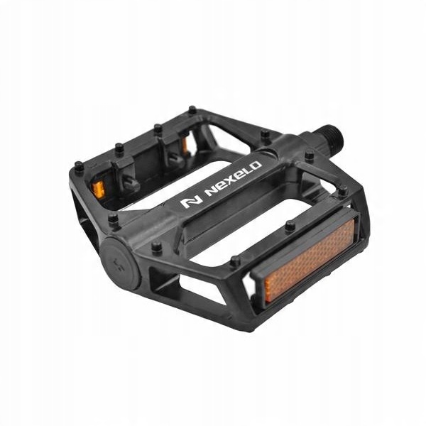 

Pedały Rowerowe Platformowe Czarne Aluminiowe Bmx