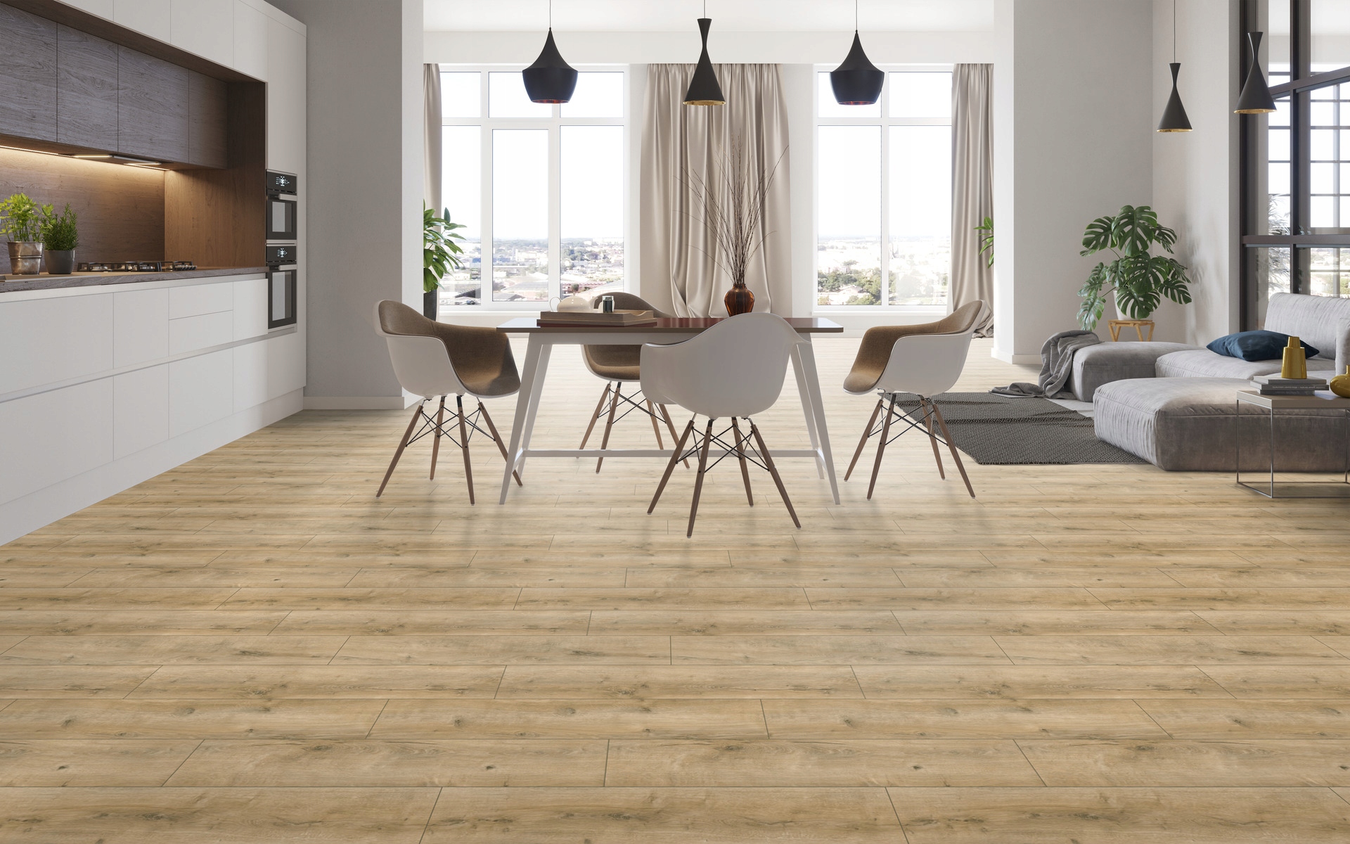 Panele podłogowe Wodoodporne Classen Connemara Oak 2,158m2 V-fuga Czterostronna