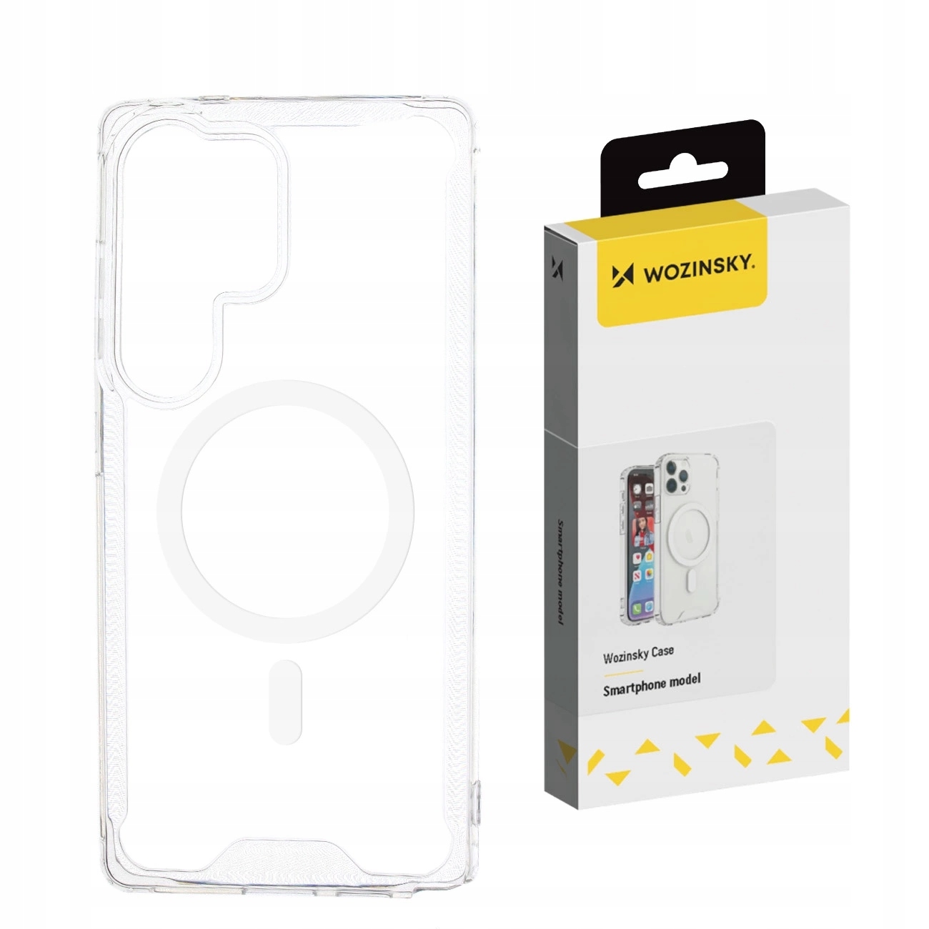 Etui Wozinsky Clear Corner Case MagSafe na Samsung Galaxy S24 Fe Wozinsky