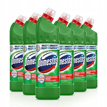 Domestos Pine Fresh płyn do czyszczenia Wc zapas zestaw 6x750ml