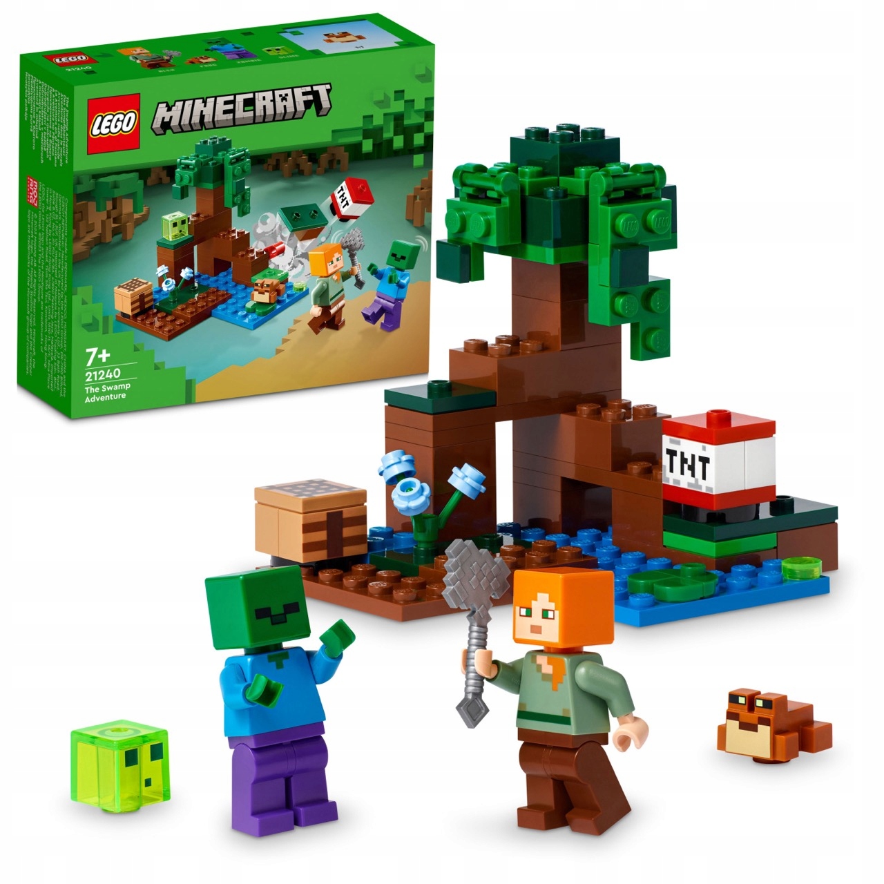 LEGO Minecraft 21240 Przygoda na mokradłach