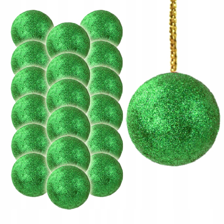 

Bombki Styropian Zawieszki Ozdoby Choinkowe 2,5CM