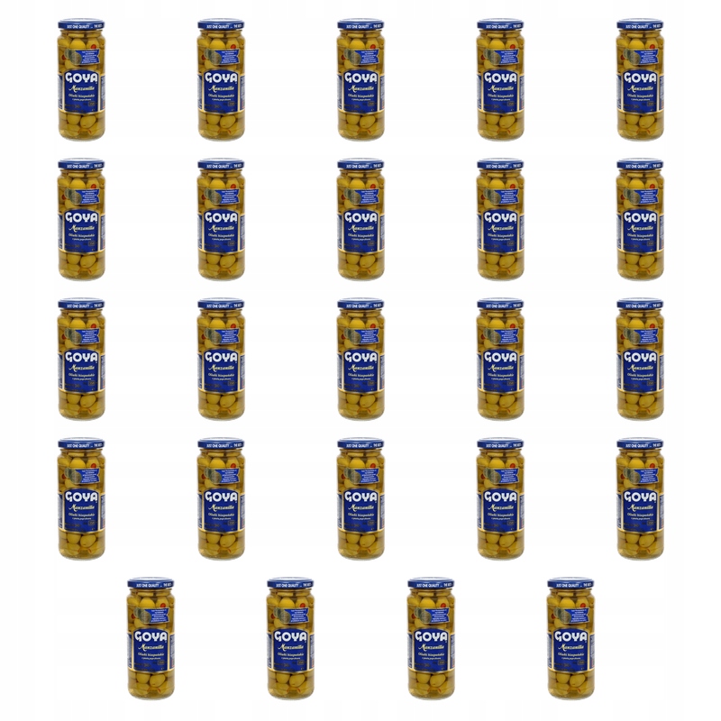 Goya Zelené olivy s paprikovou pastou 358 ml X24