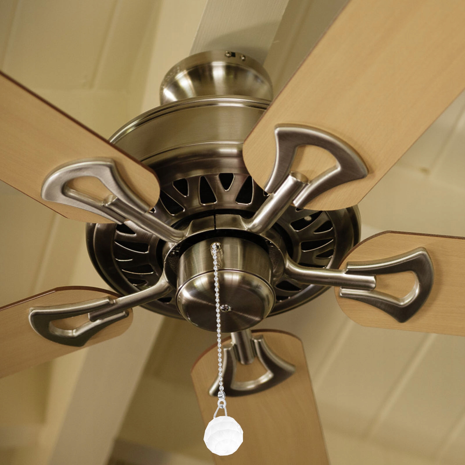 Ga-Switch Crystal Zipper Chain Ceiling Fan Marka bez marki