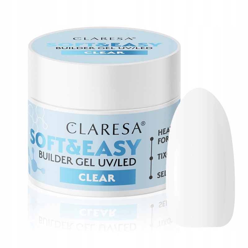 

Claresa Żel Budujący Soft&easy 12g Clear