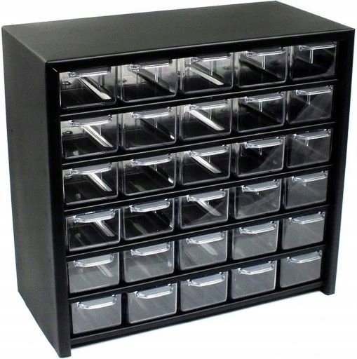 

Organizer szufladkowy szafka metalowa 30 szufladek