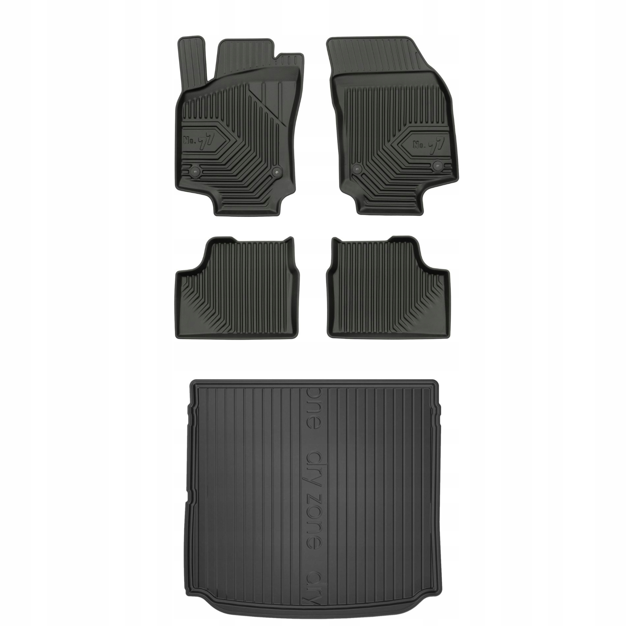 Sada gumových kobercov a rohoží pre Opel Astra H