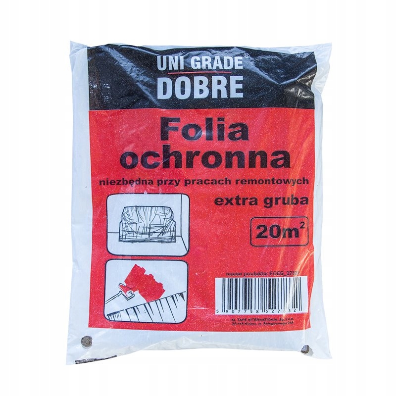 

Folia malarska 20m2 extra gruba 0,8 kg Uni Grade