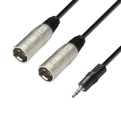 

Mały jack Xlr Męski 1m Adam Hall 3 Star Ywmm 0100