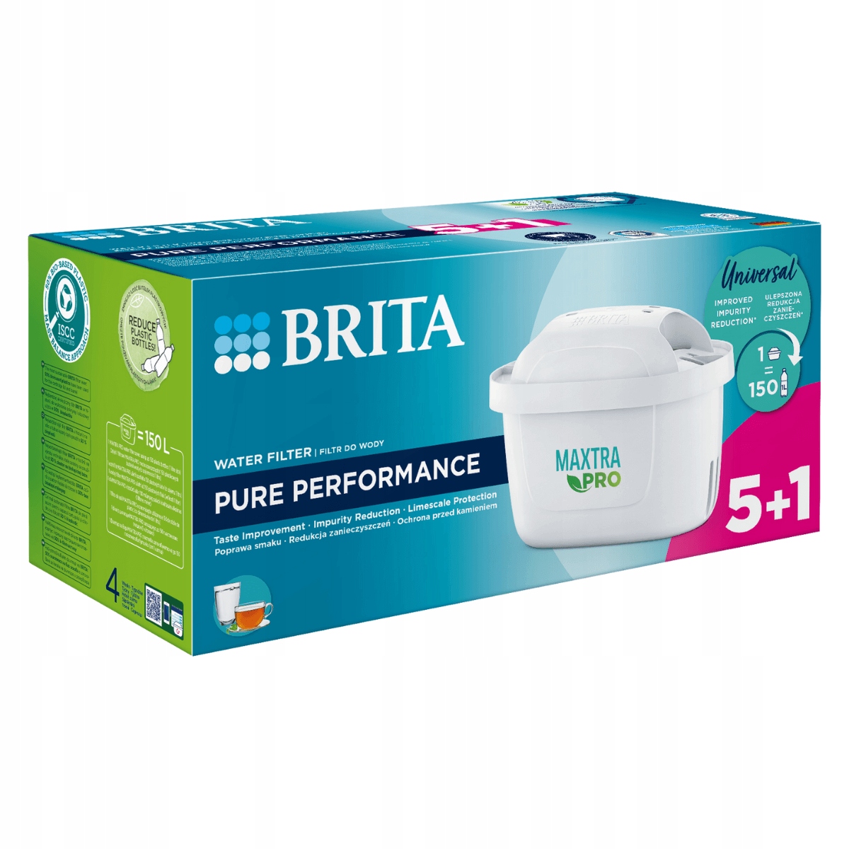 Wkład filtrujący do dzbanka Brita Maxtra Pro Pure Performance 6 szt.